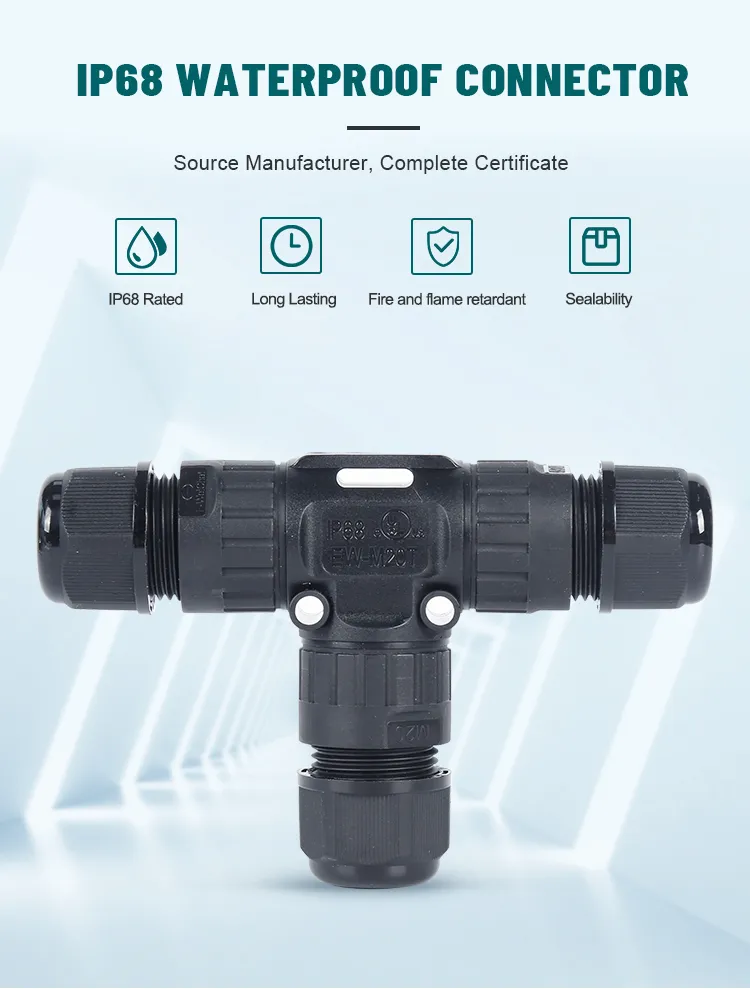 Explosion Hot Sale Wire Terminal Block T Type Waterproof Connectors