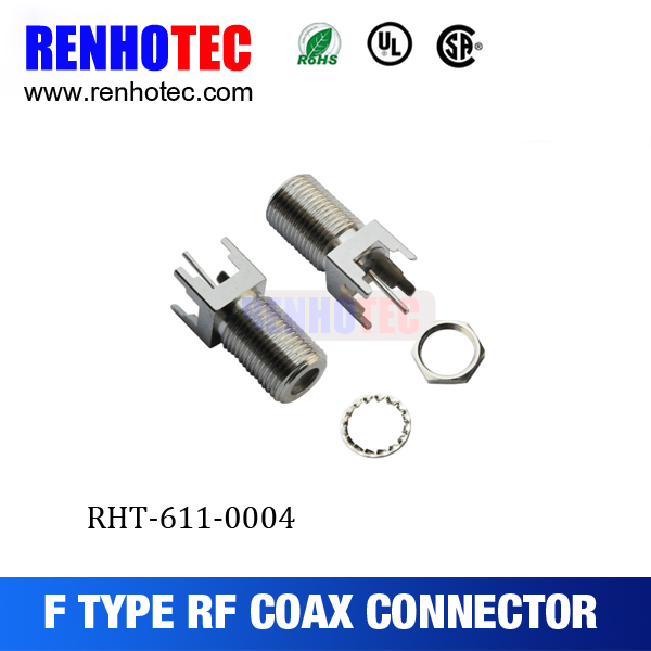 F Female Bulkhead Connector Panel Mount