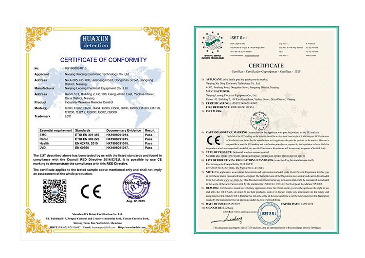 F24-8s Single Speed Sany Concrete Pump System Radio Remote Control