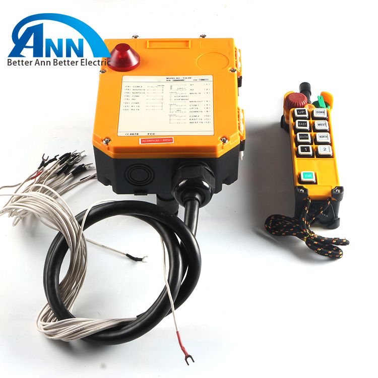F24-8s Waterproof Single Speed Radio Industrial Crane Electric Hoist Wireless Remote Control