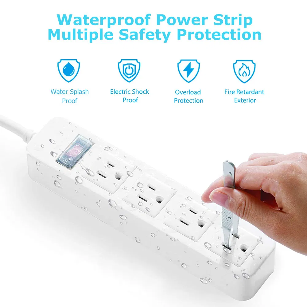 Factory Supply Cheapest Unique Waterproof Power Strip Electrical Extension Socket