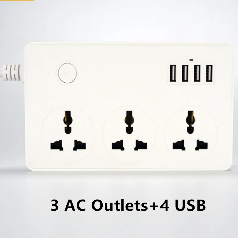 Factory Supply Universal Surge Protection Power Strip Extension Socket with Fast Charging USB
