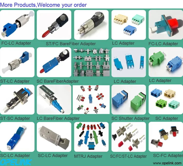 FC Fiber Optical Adapter, 14D/8d/11d Round Shape.