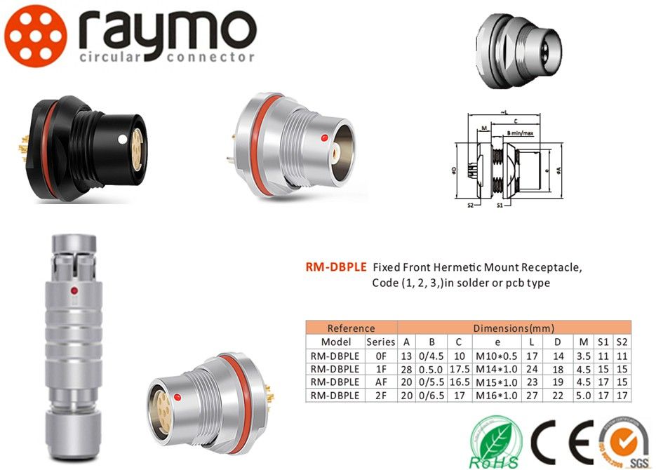 Fgx Miniature Circular Waterproof Power Connector