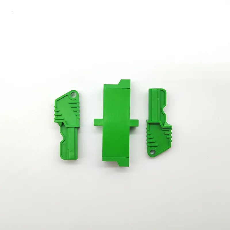 Fiber Optic Adapter Flat Connector E2000 APC to E2000 APC 9 / 125μ M Sx with Ceramic Sleeve