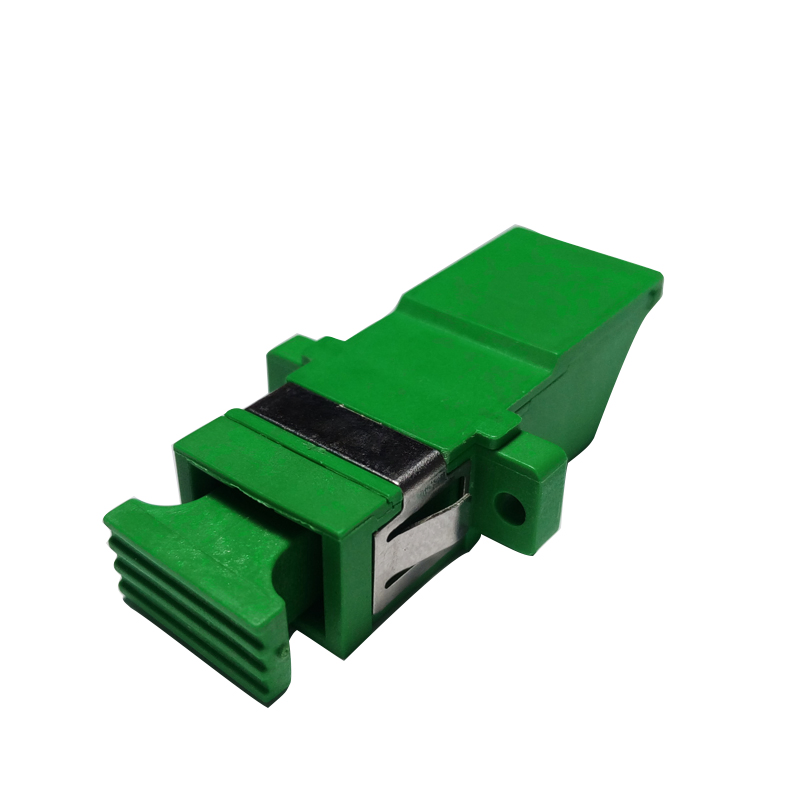 Fiber Optic Adapter Sm Sx Sc/APC Outer Shutter Adapter with Flange
