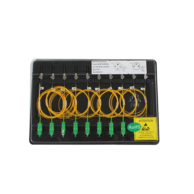 Fiber Optical Tx 1390 Rx 1550nm Dfb with Isolator Bidi Optical Modules for Rfog and Optical Communication System and with Different Connector