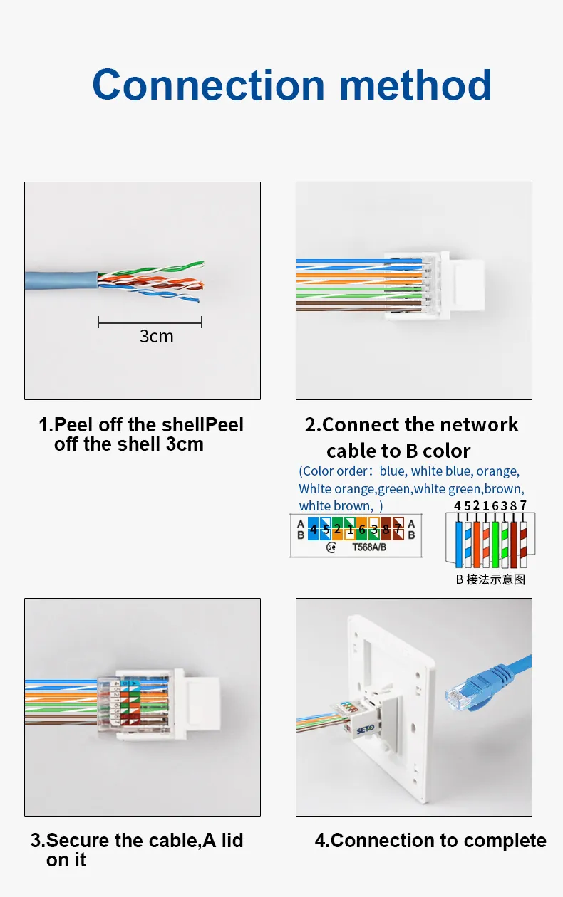 Four - Digit Network Computer 4 - Port Cable All Copper Waterproof Pop-up Copper Floor Socket