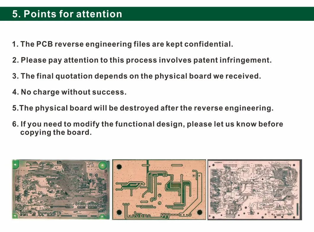Fr4 Printed Circuit Board Custom Service Reverse Engineering Services PCB Electronic Circuit Board PCB Cloning
