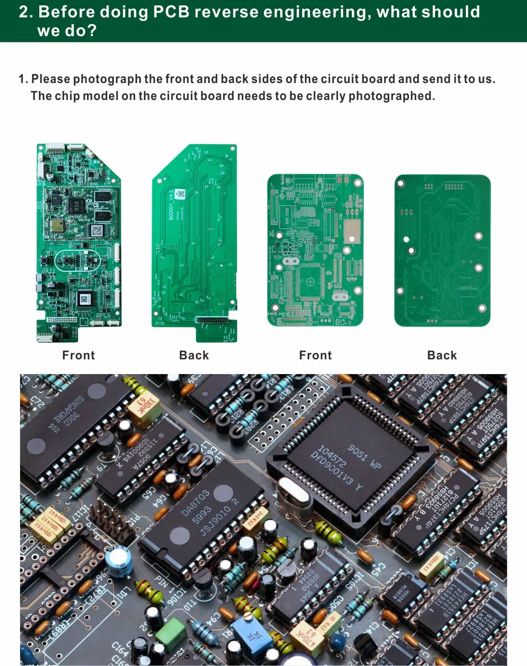 Fr4 Printed Circuit Board Custom Service Reverse Engineering Services PCB Electronic Circuit Board PCB Cloning
