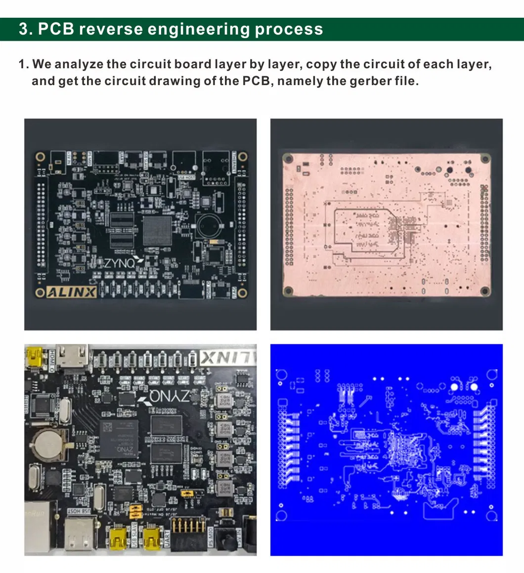 Fr4 Printed Circuit Board Custom Service Reverse Engineering Services PCB Electronic Circuit Board PCB Cloning