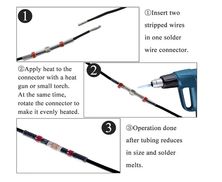 Free Sample Waterproof Connectors Automotive Heat Shrink Solder Sleeve Connector