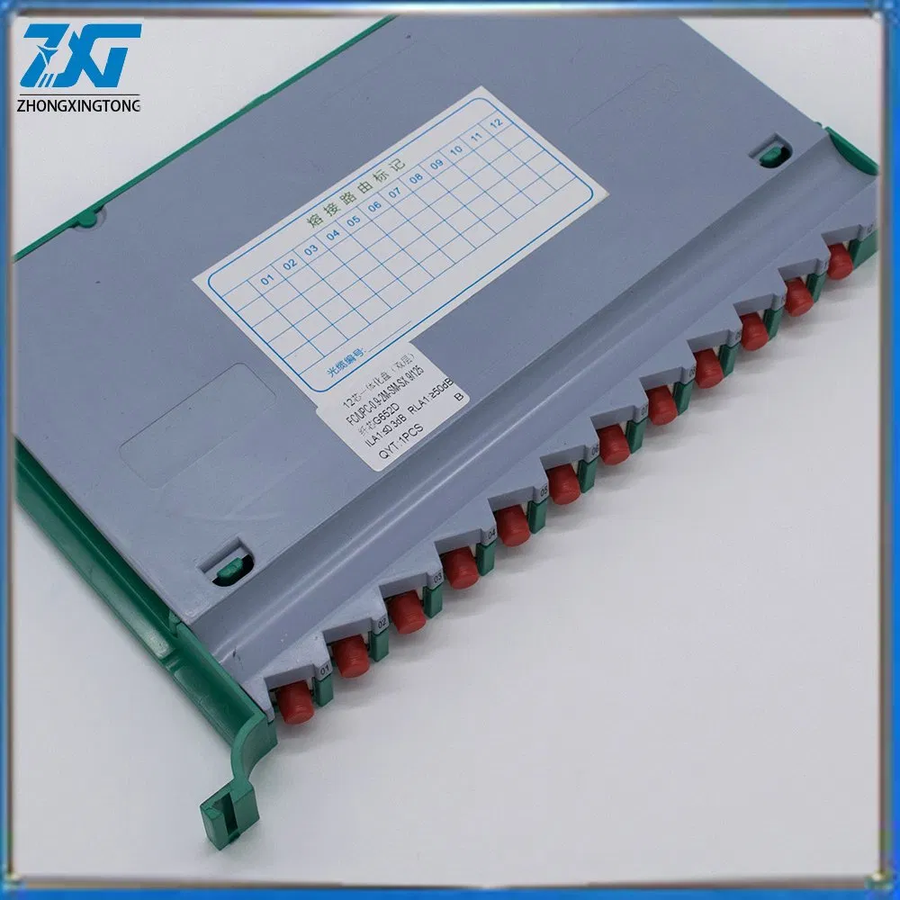FTTH Fiber Optic PLC Spitter with Sc Upc Connectors Cassette Type Splitter