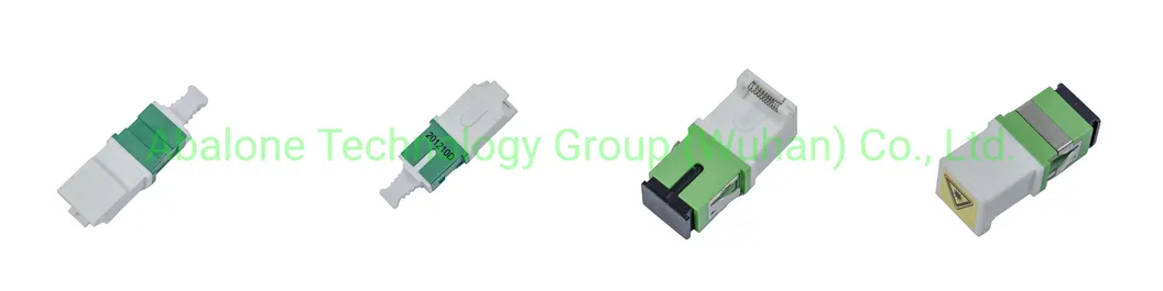 FTTH Network Simplex Sc APC Upc Fiber Optic Adapters with Flange