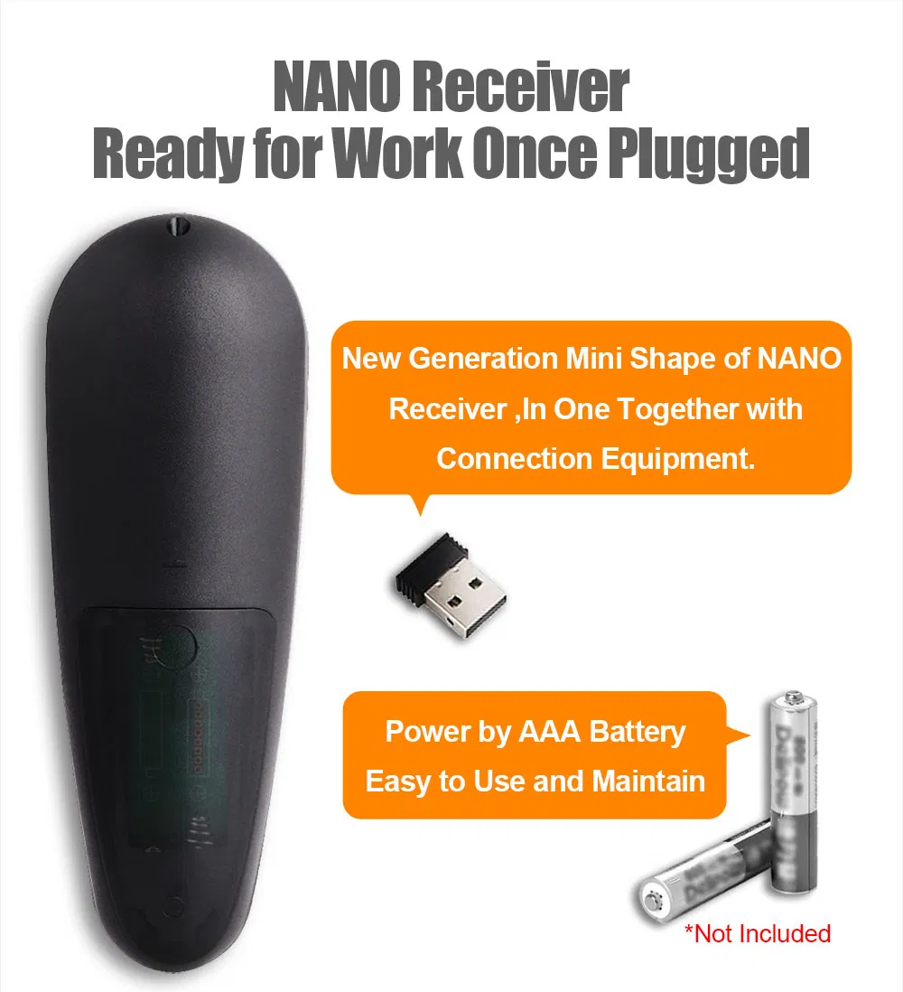 G30s Voice Air Mouse 33 Keys IR Learning 2.4G Wireless Remote Keyboard Smart Voice for Android TV Box X96q Game PC