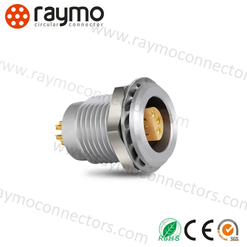 Half-Moon Insert Panel Mount Receptacle Era. 1s. 305 Circular Push Pull Connector