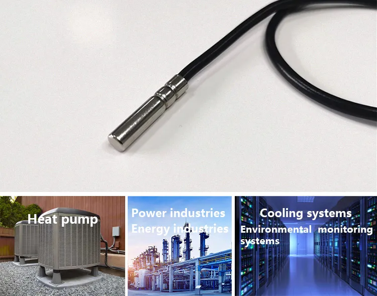 Heating Equipment Rtd Inmersion PT1000 Sensor High Temperature Waterproof for Air Heating Water Heating