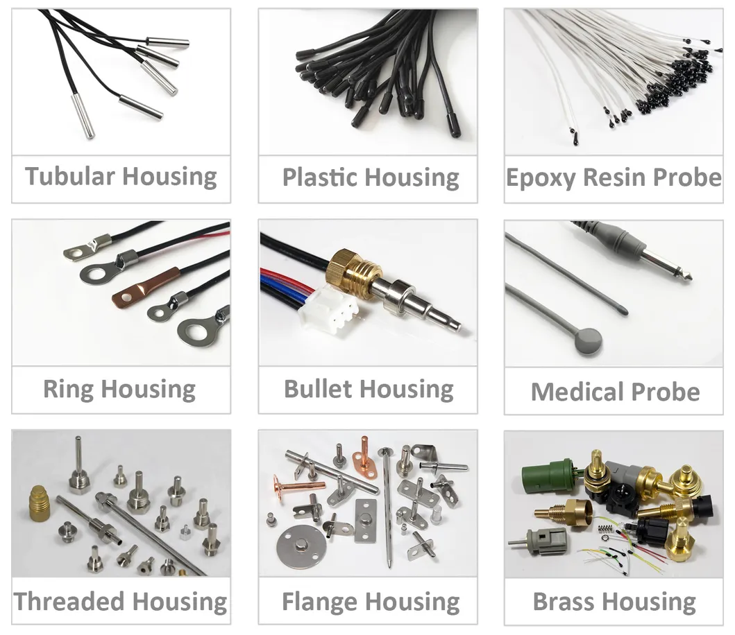 Heating Equipment Rtd Inmersion PT1000 Sensor High Temperature Waterproof for Air Heating Water Heating