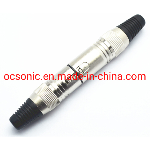High Performance Microphone Audio Jack Plug, Cannon Plug 3 Pin Connector, XLR Connector