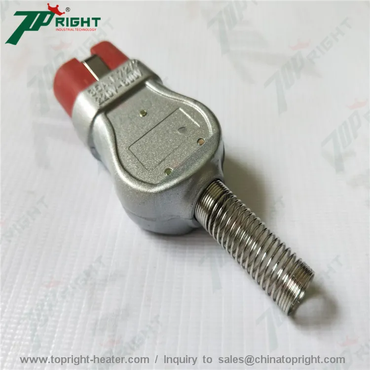 High Quality 2pins Aluminum Body with Silicone Head Plug
