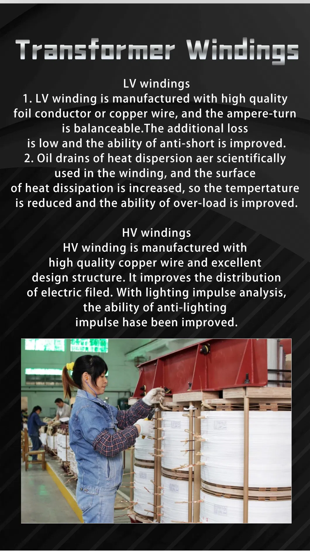 High Quality Epoxy Resin Casting 11kVA Dry-Type Distribution Transformer