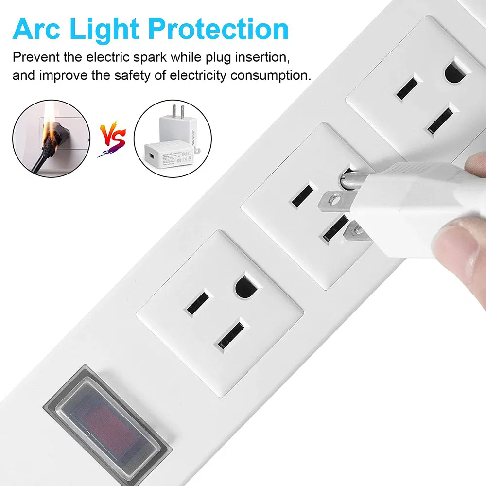 High Quality Waterproof Power Strip Garden Safety Socket 6 Outlets