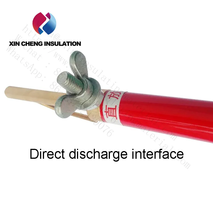 High Voltage 110 Kv Static Copper Earthing Portable 11kv to 500 Kv FRP Discharge Rod