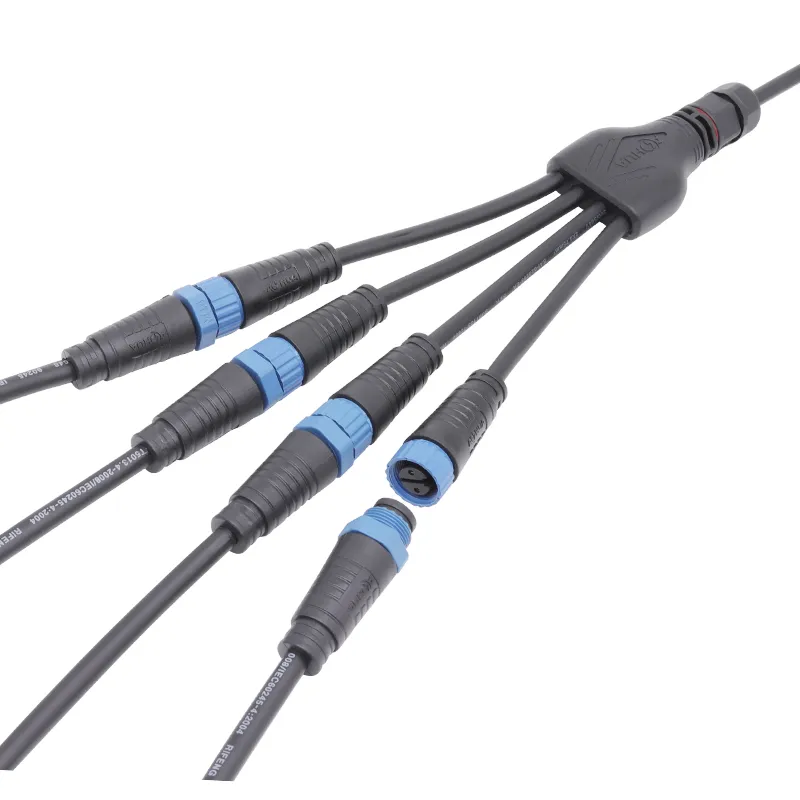 Hot Selling Power Wire Light 1 to 4 Y Type Splitter