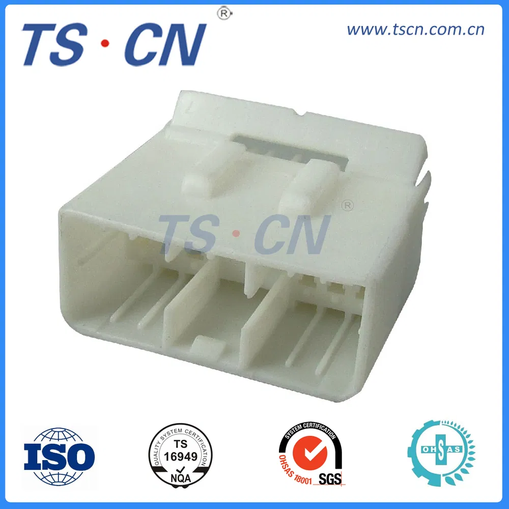 Hyundai Plastic Male Wire Harness Audio Automotive Video Cable Connector Pk141- 16017