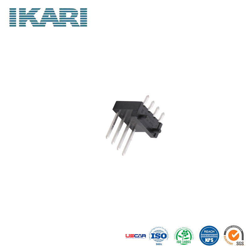 Ikari 4 Pin Male PCB Automotive Connector China Supplier Automobil Stecker Auto ECU/Dcu/Bcu SMT Pin Header for Automotive