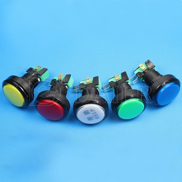 Illuminated Game Machine Push Button Micro Switch with Convex Round
