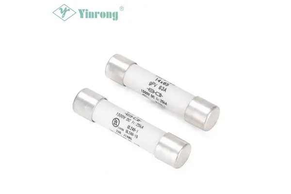 1500VDC 63A 14×65mm Solar PV Fuse Link