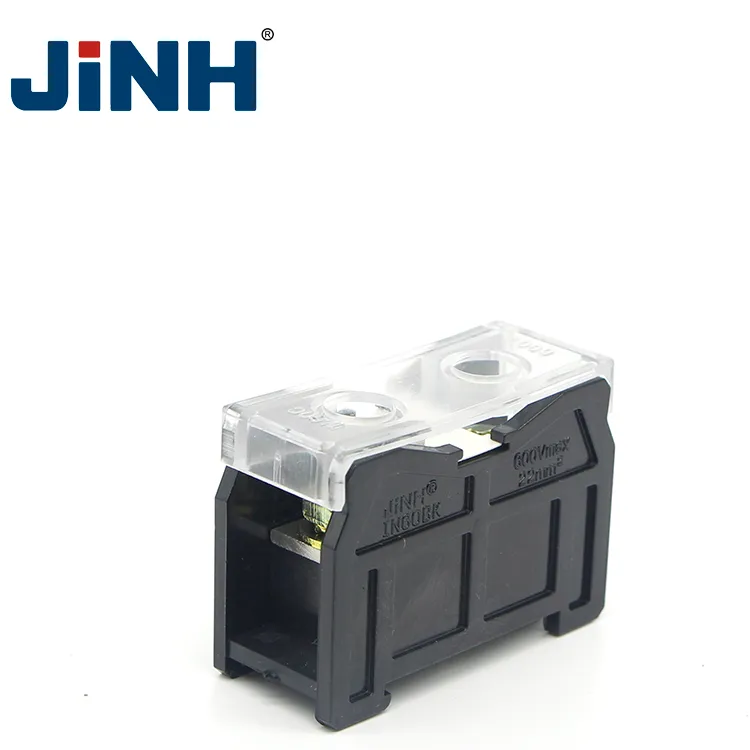 In60bk 90A 600V Terminal Block with 1poles Black Terminal Block