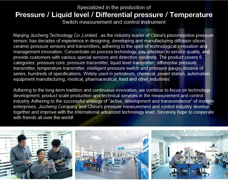 Jc624 Air Compressor Pressure Sensor / Transmitter