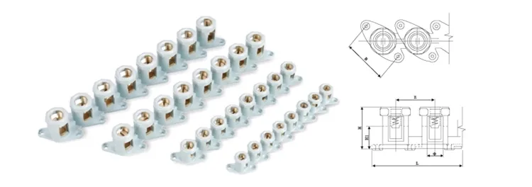 Jht8 16mm Busbar Connector Copper (JHT8-25) Terminal Block