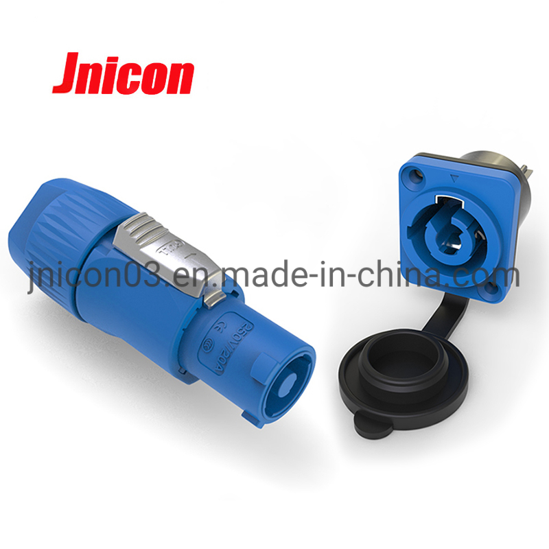 Jnicon Powercon Audio & Video Panel Socket Male Female Connector for Speaker