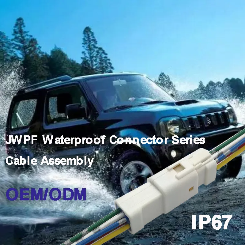 Jst Jwpf Wire-to-Wire Waterproof Connector Harness Assembly