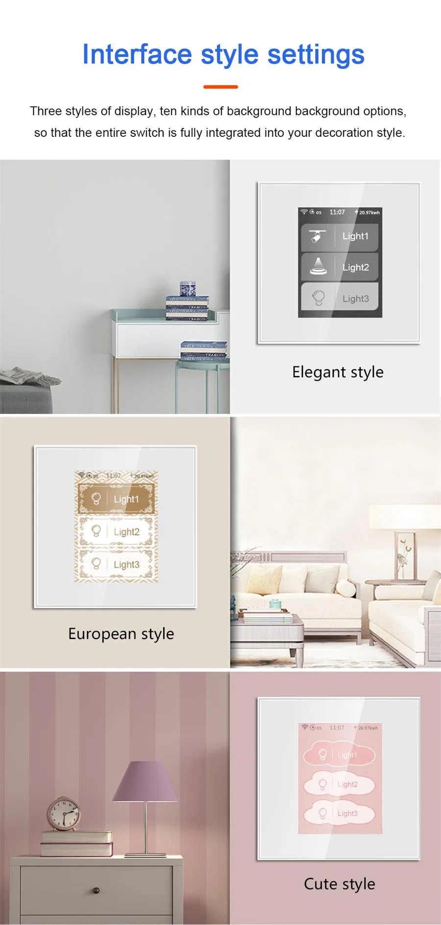 Lanbon Never off Line Smart Switch for Villa