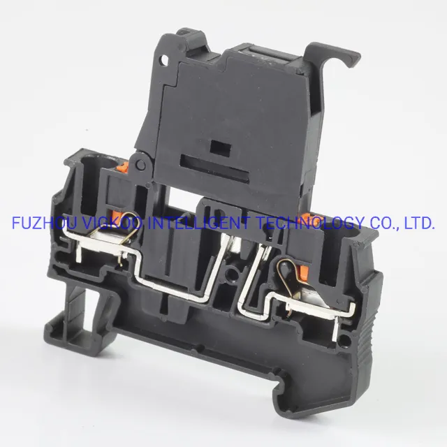 Level-Type Fuse 13mm Terminal Block Uj6-4rd Can Be Push Into Center of The Terminal for Circuit Testing