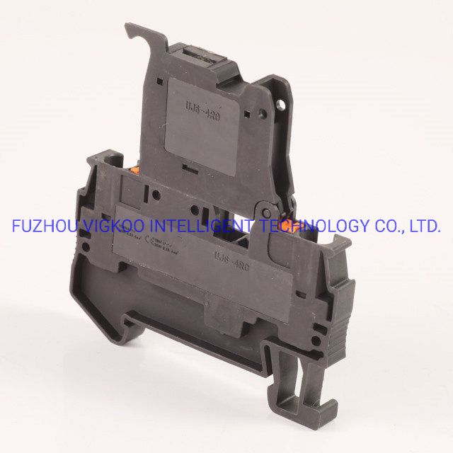 Level-Type Fuse 13mm Terminal Block Uj6 -4rd Can Be Push Into Center of The Terminal for Circuit Testing