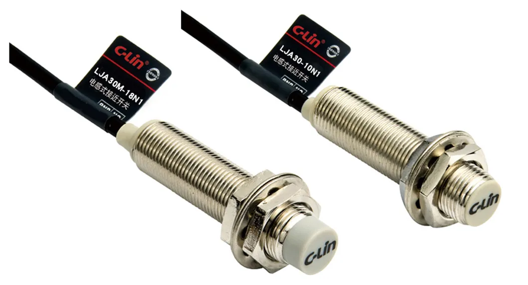 Lja30m-18n2 M30 Cylindrical Inductive Proximity Sensor 18mm Distance NPN