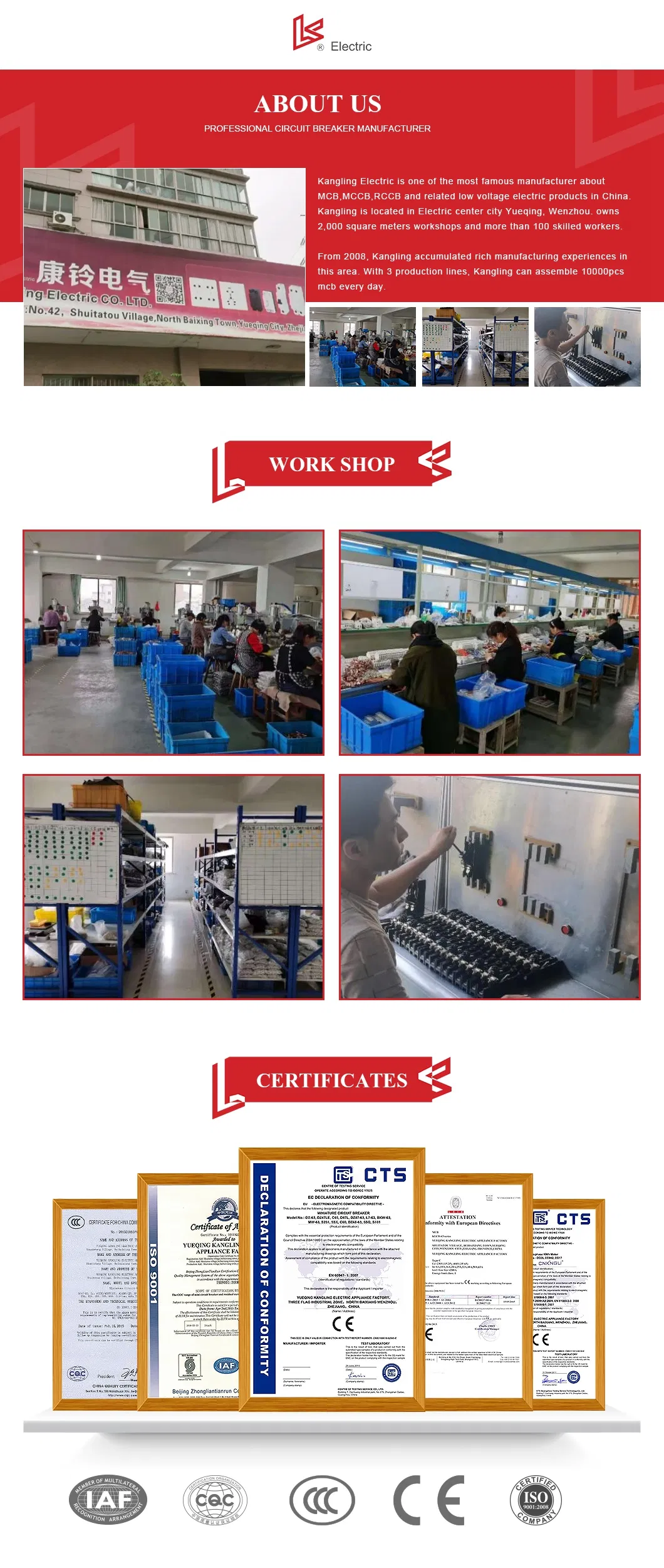 Lk BKN B16 B20 B25 B32 Sp Dp Tp Circuit Breaker