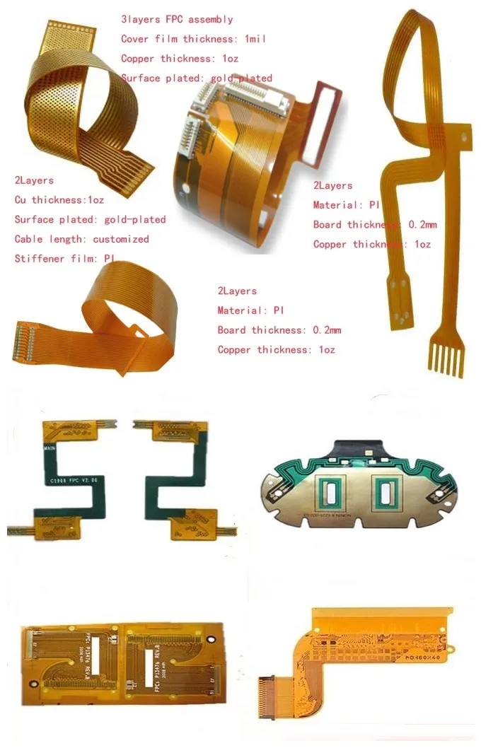 Low Cost Flex FPC Circuit Board with Pi Stiffener