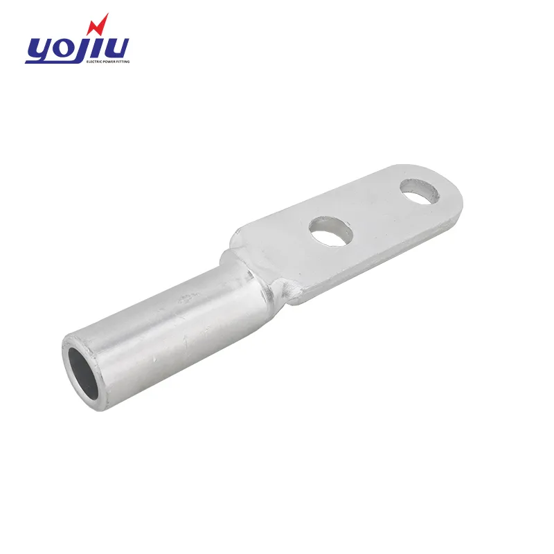 Manufactured Aluminium Terminal Connector 2 Holes Cable Lugs