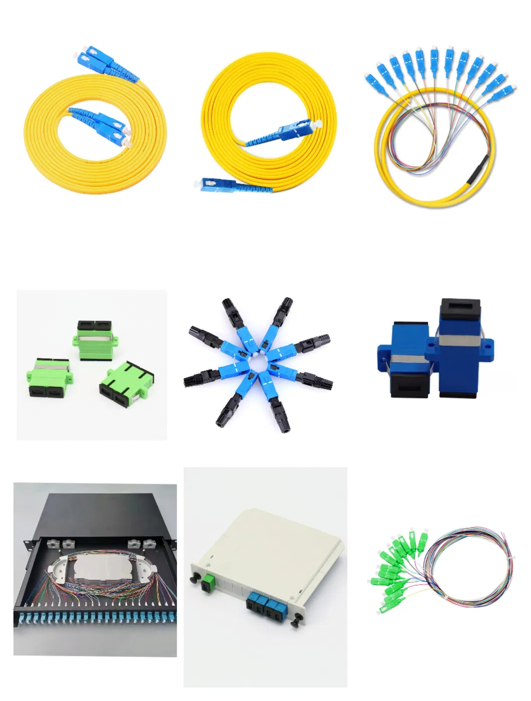 Manufacturer Optical Fiber Sc Upc Hybrid Adapter, Sc Upc Single Mode Fiber Coupler, Fiber Optic Adaptor