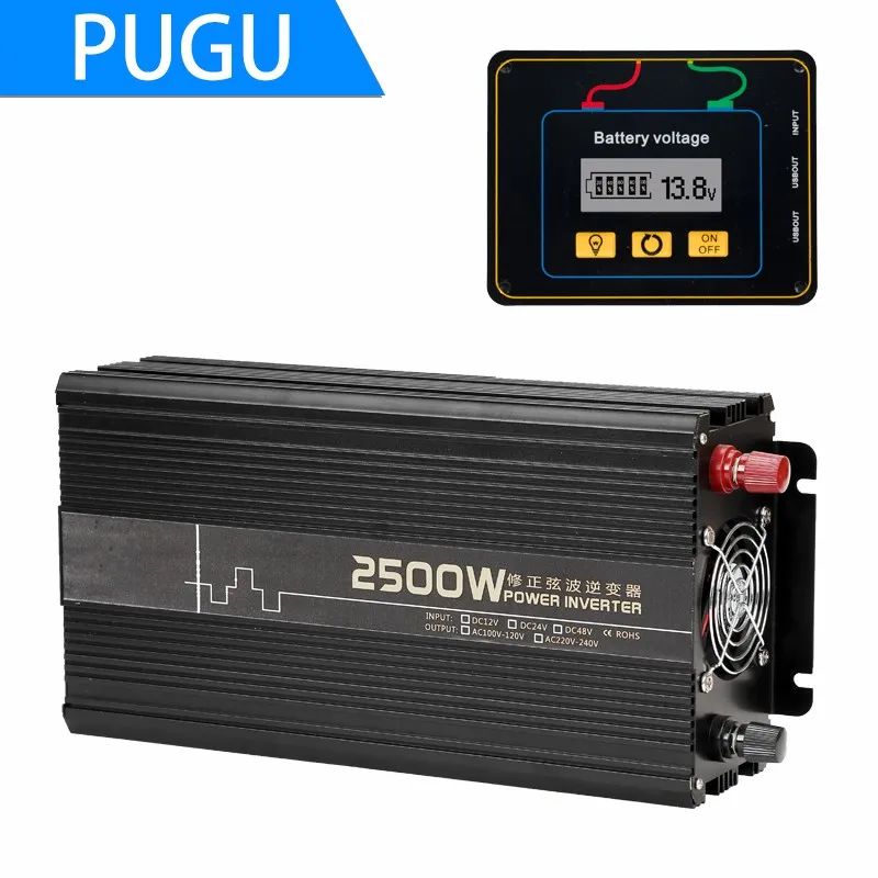 Modified Sine Wave Inverter off Grid Power Inverter 2500W 12V to 220V