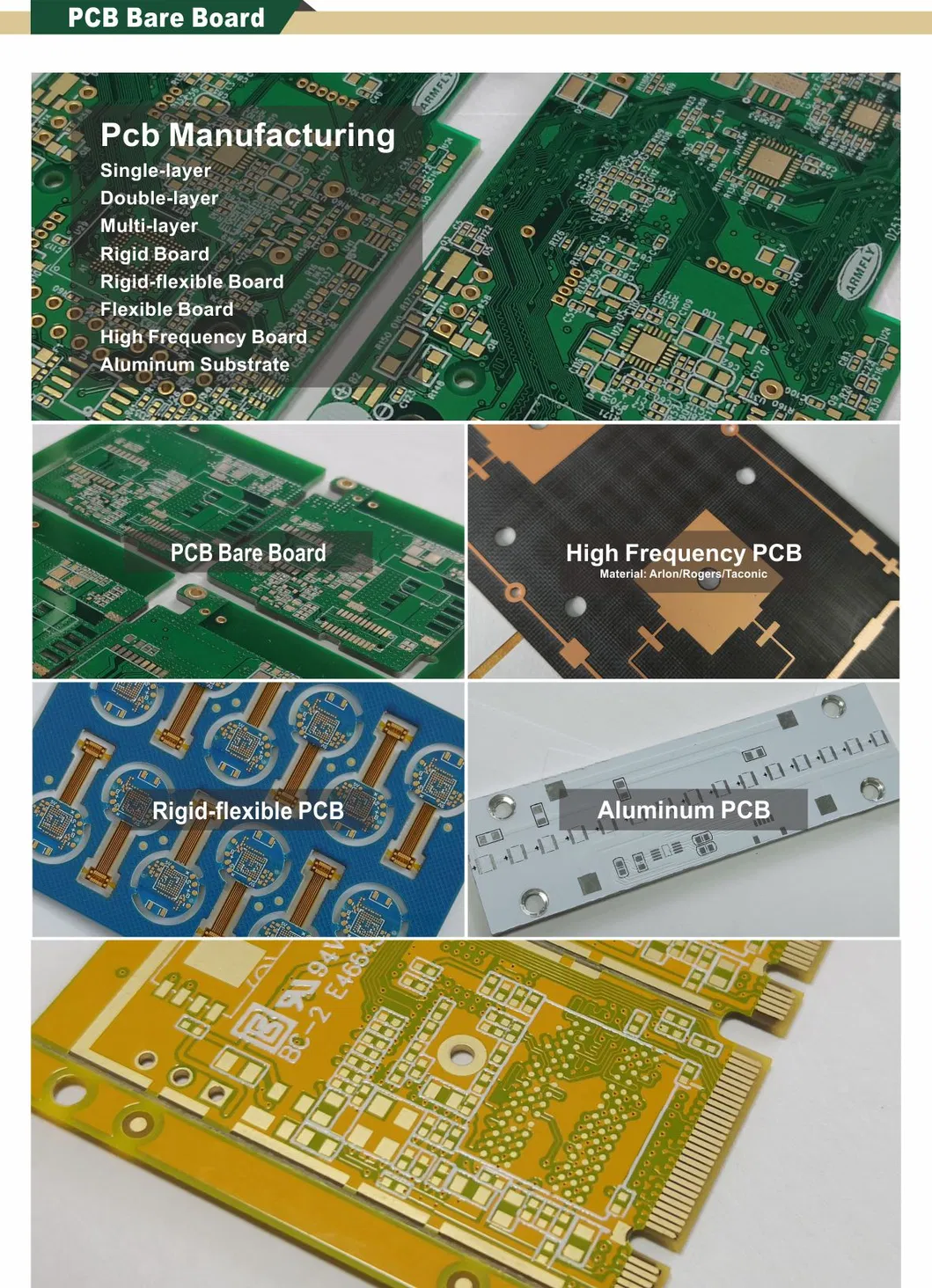 Multilayer Circuit PCB Board 5g LTE PCB Manufacure in Shenzhen China