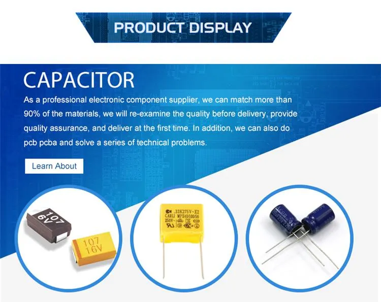 New and Original Tantalum Capacitor 10UF (106) ± 10% 16V Tajb106K016rnj Case-B Bom PCBA PCB Service