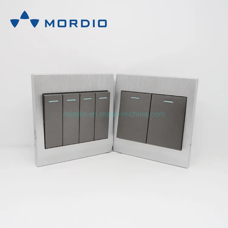 New Arrival Full Series Home16A 1 2 3 4 Gang Wall Switch and Socket for Afriaca