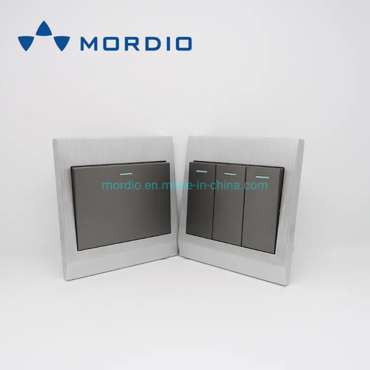 New Arrival Full Series Home16A 1 2 3 4 Gang Wall Switch and Socket for Afriaca